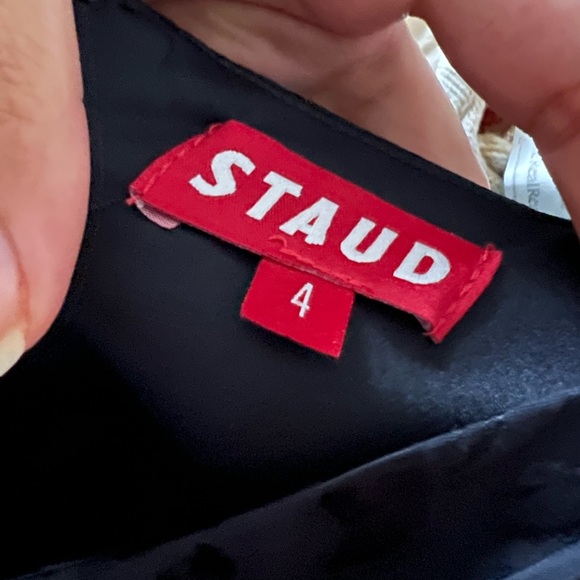 STAUD Square Neckline villandry Jumpsuit Size: S | US 4 - Picture 9 of 16